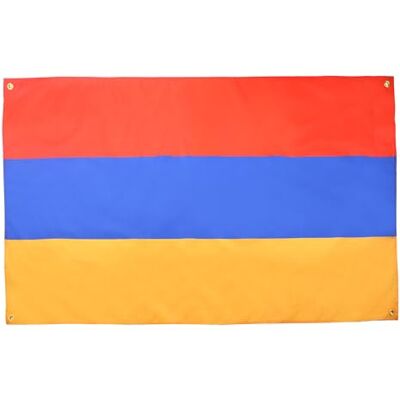 AZ FLAG Drapeau Arménie 150x90 cm avec 4 oeillets, Pavillon Arménien pour balcon ou mur - Publicité AZ FLAG Drapeau Arménie 150x90 cm avec 4 oeillets, Pavillon Arménien pour balcon ou mur - Publicité