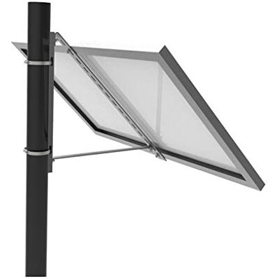 Enjoy solar - Accessoires pour énergie solaire - Support de mât en aluminium pour panneau unique (100-670mm) - Inclinaison 45° - Publicité Enjoy solar - Accessoires pour énergie solaire - Support de mât en aluminium pour panneau unique (100-670mm) - Inclinaison 45° - Publicité