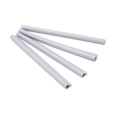 HaGa ® Bande de finition 10 pièces Bande de finition pour bandes occultantes en PE en gris argent Clips de fixation - Publicité HaGa ® Bande de finition 10 pièces Bande de finition pour bandes occultantes en PE en gris argent Clips de fixation - Publicité