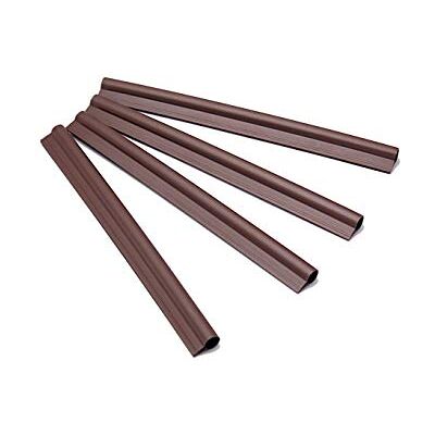 HaGa ® Bande de finition 24 pièces Bande de finition pour bandes occultantes en PE couleur brun clair Clips de fixation - Publicité HaGa ® Bande de finition 24 pièces Bande de finition pour bandes occultantes en PE couleur brun clair Clips de fixation - Publicité