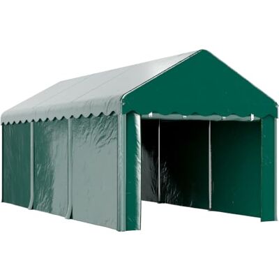 Outsunny Carport Abri Voiture Extérieur 2 Portes Enroulables 3 x 6 m Vert Tente de Garage, Tente de Stockage, Résistant aux UV, Étanche, Toile en PE 200 g, pour Camion, Bateau, Voiture - Publicité Outsunny Carport Abri Voiture Extérieur 2 Portes Enroulables 3 x 6 m Vert Tente de Garage, Tente de Stockage, Résistant aux UV, Étanche, Toile en PE 200 g, pour Camion, Bateau, Voiture - Publicité