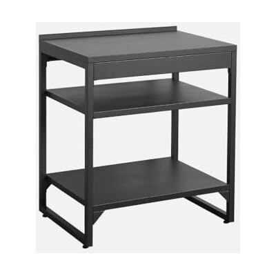sweeek Cuisine extérieure acier 2 étagères L80cm noir Kea - Publicité sweeek Cuisine extérieure acier 2 étagères L80cm noir Kea - Publicité