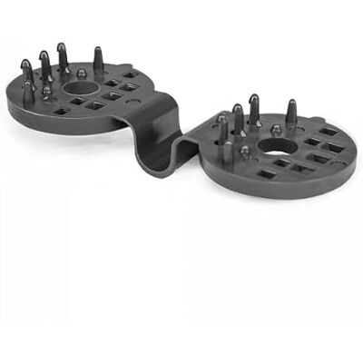 GT GARDEN - BriseVue Clip - Gris - 4 cm Ø - Clips - Publicité GT GARDEN - BriseVue Clip - Gris - 4 cm Ø - Clips - Publicité