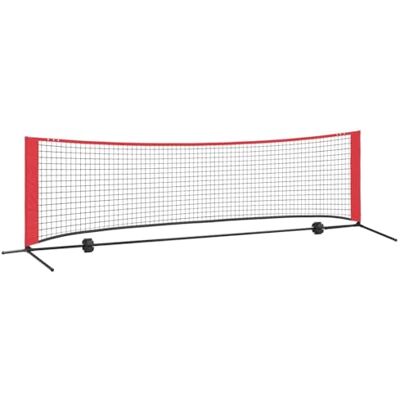vidaXL Filet de Tennis Noir et Rouge 301 x 90,5 x 87 cm Polyester, Filet de Tennis Moderne pour Jardin et terrasse, rectangulaire, Portable, Ajustable, léger, résistant aux UV - Publicité vidaXL Filet de Tennis Noir et Rouge 301 x 90,5 x 87 cm Polyester, Filet de Tennis Moderne pour Jardin et terrasse, rectangulaire, Portable, Ajustable, léger, résistant aux UV - Publicité