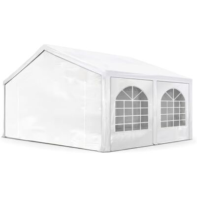 TOOLPORT - 4x2m party tent - Blanc - PE 450 N - Party Tent - Publicité TOOLPORT - 4x2m party tent - Blanc - PE 450 N - Party Tent - Publicité