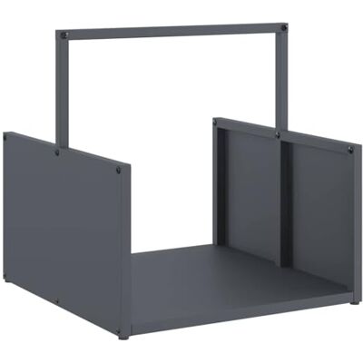 vidaXL Portant de Bois Chauffage Anthracite 40x40x40 cm - Publicité vidaXL Portant de Bois Chauffage Anthracite 40x40x40 cm - Publicité