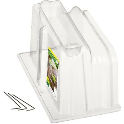 TERRE JARDIN Porte pour Tunnel de Forçage, 22 x 38 x 21 cm Fermeture Tunnel de Forçage Rigide, Transparent, 3 Sardines de Fixation Incluses Protection Potager Nuisibles Mini Serre Rigide - Publicité TERRE JARDIN Porte pour Tunnel de Forçage, 22 x 38 x 21 cm Fermeture Tunnel de Forçage Rigide, Transparent, 3 Sardines de Fixation Incluses Protection Potager Nuisibles Mini Serre Rigide - Publicité
