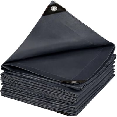 KARAT Bâche de Protection Tarpaulin étanche, résistant à la déchirure Bâche avec Oeillets Inoxydable Couverture extérieure pour travaux Epaisse densité 140 g/m², Anthracite 1,5 x 6 m - Publicité KARAT Bâche de Protection Tarpaulin étanche, résistant à la déchirure Bâche avec Oeillets Inoxydable Couverture extérieure pour travaux Epaisse densité 140 g/m², Anthracite 1,5 x 6 m - Publicité