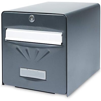 BURG-WÄCHTER Boîte aux Lettres Agréée La Poste, 2 Portes dont une Vitrée, BALnéaire, Noir, en Acier Galvanisé, Avec Porte à Ouverture Totale et Stop-Courrier - Publicité BURG-WÄCHTER Boîte aux Lettres Agréée La Poste, 2 Portes dont une Vitrée, BALnéaire, Noir, en Acier Galvanisé, Avec Porte à Ouverture Totale et Stop-Courrier - Publicité
