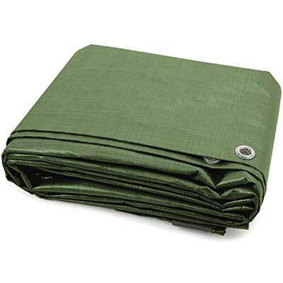 jarolift Bâche De Couverture De Piscine, Bâche Tissée en Polyéthylène 140 g/m², Imperméable À l'eau Résistant À La Moisissure Indéchirable, 3 x 6 m, Vert - Publicité jarolift Bâche De Couverture De Piscine, Bâche Tissée en Polyéthylène 140 g/m², Imperméable À l'eau Résistant À La Moisissure Indéchirable, 3 x 6 m, Vert - Publicité
