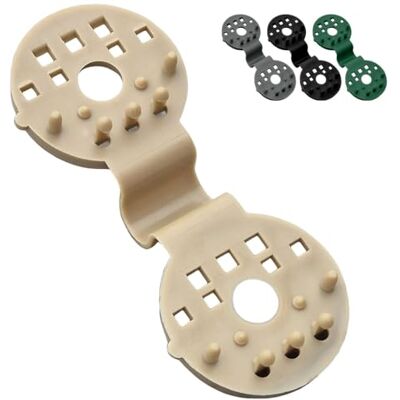 Linxor Lot de 100 Clips de Fixation pour Brise Vue, bâche ou Toile d'ombrage Plusieurs Coloris - Publicité Linxor Lot de 100 Clips de Fixation pour Brise Vue, bâche ou Toile d'ombrage Plusieurs Coloris - Publicité