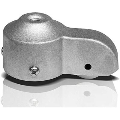 Anley Embout de mât de drapeau authentique avec poulie en nylon – Corps en aluminium moulé argenté – Tête de mât fixe robuste pour drisse – Compatible avec les mâts de drapeau standard aux États-Unis - Publicité Anley Embout de mât de drapeau authentique avec poulie en nylon – Corps en aluminium moulé argenté – Tête de mât fixe robuste pour drisse – Compatible avec les mâts de drapeau standard aux États-Unis - Publicité