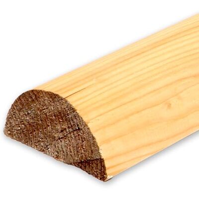 Gartenwelt Riegelsberger Traverse de clôture Demi-Ronde en mélèze Naturel Ø 9 cm 190 cm – Traverse Bois pour clôture de Jardin et Brise-Vue - Publicité Gartenwelt Riegelsberger Traverse de clôture Demi-Ronde en mélèze Naturel Ø 9 cm 190 cm – Traverse Bois pour clôture de Jardin et Brise-Vue - Publicité