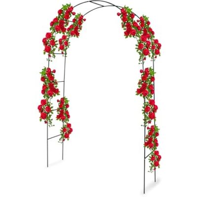 Arche à Rosiers Kinzo - Support de Jardin en Métal - 240x140cm - Publicité Arche à Rosiers Kinzo - Support de Jardin en Métal - 240x140cm - Publicité