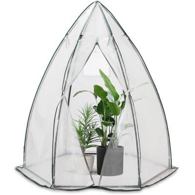 vounot Serre en Film Plastique pour Balcon, Jardin, Tente d'hivernage pour Plantes, Serre à tomates, résistante à l'hiver, Stable, 160 x 160 x 180 cm, Blanche - Publicité vounot Serre en Film Plastique pour Balcon, Jardin, Tente d'hivernage pour Plantes, Serre à tomates, résistante à l'hiver, Stable, 160 x 160 x 180 cm, Blanche - Publicité