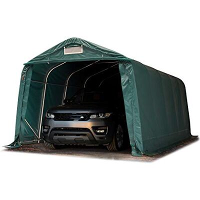 TOOLPORT Tente-Garage 3,3x6 m PVC PRIMEtex 2300 Haute densité Anti-feu abri Garage, Tente de Stockage Vert - Publicité TOOLPORT Tente-Garage 3,3x6 m PVC PRIMEtex 2300 Haute densité Anti-feu abri Garage, Tente de Stockage Vert - Publicité