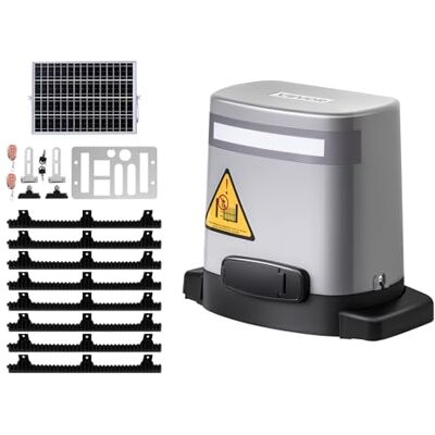 VEVOR Motorisation de Portail Coulissant, 280 W, Ouvre-Portail Solaire Électrique pour Portes 20 m et Charge 816 kg, Moteur de Porte Coulissante à Crémaillère, Système d'Ouverture de Portails d'Allée - Publicité VEVOR Motorisation de Portail Coulissant, 280 W, Ouvre-Portail Solaire Électrique pour Portes 20 m et Charge 816 kg, Moteur de Porte Coulissante à Crémaillère, Système d'Ouverture de Portails d'Allée - Publicité