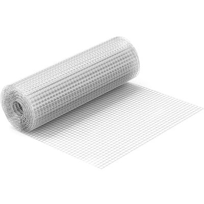 WilTec Grillage à mailles 10 m x 50 cm/Épaisseur fil 1,2 mm/Maille 19 x 19 mm en Acier galvanisé Grille métallique pour Volière Clapier Clôture Jardin Sylviculture Agriculture - Publicité WilTec Grillage à mailles 10 m x 50 cm/Épaisseur fil 1,2 mm/Maille 19 x 19 mm en Acier galvanisé Grille métallique pour Volière Clapier Clôture Jardin Sylviculture Agriculture - Publicité