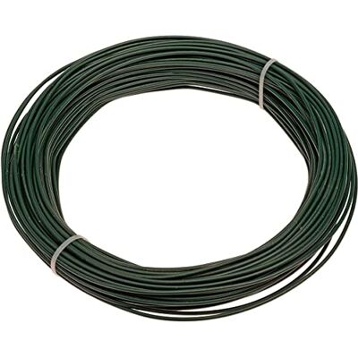 HaGa Fil de tension 3 mm x 10 m Galvanisé Pour clôture grillagée Vert Durable Robuste Résistant aux UV - Publicité HaGa Fil de tension 3 mm x 10 m Galvanisé Pour clôture grillagée Vert Durable Robuste Résistant aux UV - Publicité