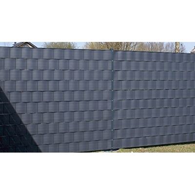 Gartenwelt Riegelsberger Bandes de Protection de Vue Premium PVC Dur pour Tapis de Tringle Protection de la Vie privée Protection Contre Le Vent Dimensions: 2525 x 190 x 1,35 mm 90 pièces Anthracite RAL 7016 - Publicité Gartenwelt Riegelsberger Bandes de Protection de Vue Premium PVC Dur pour Tapis de Tringle Protection de la Vie privée Protection Contre Le Vent Dimensions: 2525 x 190 x 1,35 mm 90 pièces Anthracite RAL 7016 - Publicité