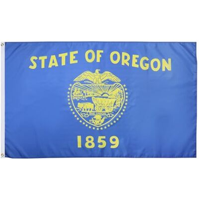 AZ FLAG Drapeau Oregon 150x90 cm Polyester Léger 2 Œillets - Publicité AZ FLAG Drapeau Oregon 150x90 cm Polyester Léger 2 Œillets - Publicité