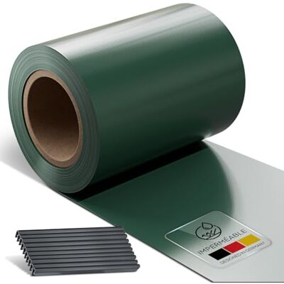 Juskys Rouleaux Brise-Vue en PVC pour clôtures à barreaux Doubles 35 m, 30 Clips de Fixation Vert Film Anti-Regards pour clôture Protection visuelle Protection Contre Le Vent Jardin - Publicité Juskys Rouleaux Brise-Vue en PVC pour clôtures à barreaux Doubles 35 m, 30 Clips de Fixation Vert Film Anti-Regards pour clôture Protection visuelle Protection Contre Le Vent Jardin - Publicité