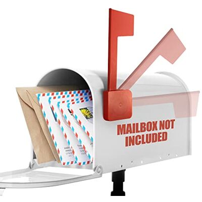 Anley Drapeau de boîte aux Lettres sortante Kit de Remplacement de Drapeau surélevé pour Transporteur de courrier d'avertissement en Plastique résistant à la Rouille - Publicité Anley Drapeau de boîte aux Lettres sortante Kit de Remplacement de Drapeau surélevé pour Transporteur de courrier d'avertissement en Plastique résistant à la Rouille - Publicité