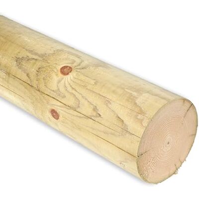 Gartenwelt Riegelsberger Palisade Ø 14 cm, longueur 120 cm, poteaux en bois de pin imprégné, bois de pin rond, poteaux de clôture - Publicité Gartenwelt Riegelsberger Palisade Ø 14 cm, longueur 120 cm, poteaux en bois de pin imprégné, bois de pin rond, poteaux de clôture - Publicité