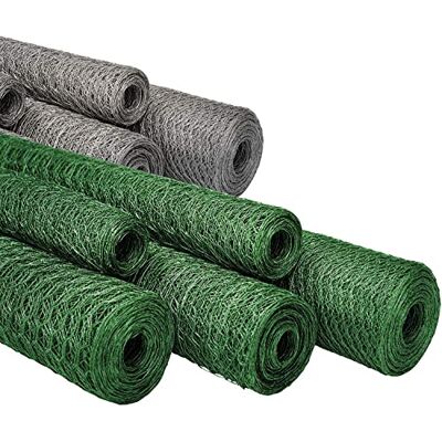 KARAT Grillage à Poule Poussins Oiseaux,Tissu métallique,Fil à Lapin,Cloture du Balcon Poulailler Jardin volière,Enclos INOX Maille Hexagonale (Galvanisé, Hauteur 100 cm, Longueur 10 m, Maille 13 mm) - Publicité KARAT Grillage à Poule Poussins Oiseaux,Tissu métallique,Fil à Lapin,Cloture du Balcon Poulailler Jardin volière,Enclos INOX Maille Hexagonale (Galvanisé, Hauteur 100 cm, Longueur 10 m, Maille 13 mm) - Publicité