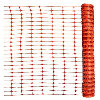horizont Clôture de clôture en plastique 50 m de long 1 m de haut orange clôture mobile sans électricité clôture flexible filet mobile pour jardin clôture de sécurité - Publicité horizont Clôture de clôture en plastique 50 m de long 1 m de haut orange clôture mobile sans électricité clôture flexible filet mobile pour jardin clôture de sécurité - Publicité