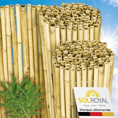 Sol Royal Premium canisse brise vue bambou palissade jardin exterieur cache - Publicité Sol Royal Premium canisse brise vue bambou palissade jardin exterieur cache - Publicité