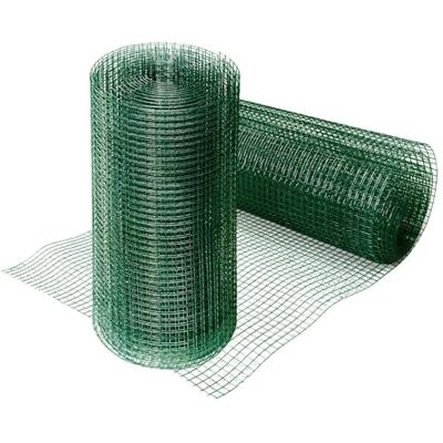 casa pura Grillage métallique revêtu de Vert – Grille Anti-Volets et Fil de Volière Clôture du vignoble Treillis Anti-Rouille, Maillage carrée 12,7 mm, Épaisseur du Fil 1 mm (H50 cm x L10 m) - Publicité casa pura Grillage métallique revêtu de Vert – Grille Anti-Volets et Fil de Volière Clôture du vignoble Treillis Anti-Rouille, Maillage carrée 12,7 mm, Épaisseur du Fil 1 mm (H50 cm x L10 m) - Publicité