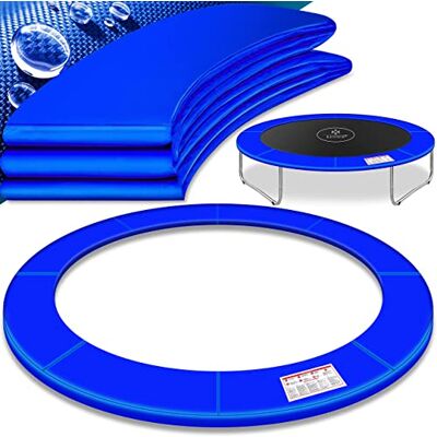 KESSER® Couverture de Rebord de Trampoline Ø 305 cm, 30cm de Large 100% résistant aux UV indéchirable Couverture à Ressorts INCL. Ballon de Plage Bleu - Publicité KESSER® Couverture de Rebord de Trampoline Ø 305 cm, 30cm de Large 100% résistant aux UV indéchirable Couverture à Ressorts INCL. Ballon de Plage Bleu - Publicité