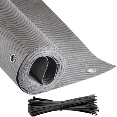 COVER IT Brise Vue Balcon Exterieur Cache Vue 100 x 400 cm Gris - Publicité COVER IT Brise Vue Balcon Exterieur Cache Vue 100 x 400 cm Gris - Publicité