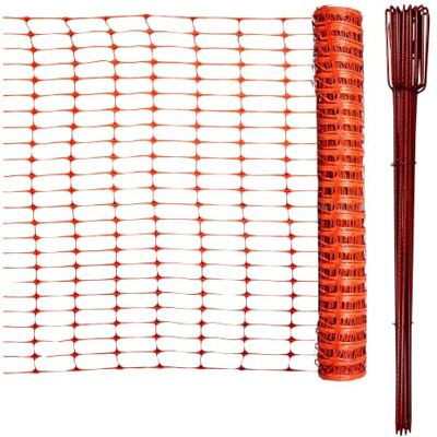 horizont Barrière de chantier, 50 m de long, 1 m de haut, clôture en plastique - Publicité horizont Barrière de chantier, 50 m de long, 1 m de haut, clôture en plastique - Publicité