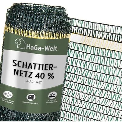 HaGa ® Filet d’ombrage/toile de protection solaire/brise-vue Effet d’ombrage 40 % Largeur 4 m (produit vendu au mètre) - Publicité HaGa ® Filet d’ombrage/toile de protection solaire/brise-vue Effet d’ombrage 40 % Largeur 4 m (produit vendu au mètre) - Publicité