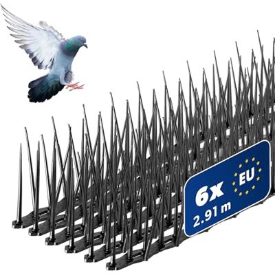 KADAX Répulsif pour oiseaux en plastique, pics anti-pigeons, protection contre les oiseaux pour balcon, fenêtre, toit, jardin, répulsif à oiseaux pour décourager les oiseaux, protection contre les - Publicité KADAX Répulsif pour oiseaux en plastique, pics anti-pigeons, protection contre les oiseaux pour balcon, fenêtre, toit, jardin, répulsif à oiseaux pour décourager les oiseaux, protection contre les - Publicité