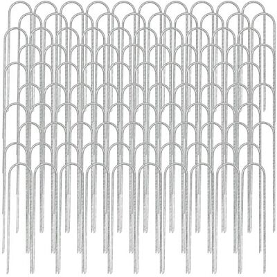 Amanka - AMA-202 - En forme de U - 150x30mm galvanisés - Stakes - Publicité Amanka - AMA-202 - En forme de U - 150x30mm galvanisés - Stakes - Publicité