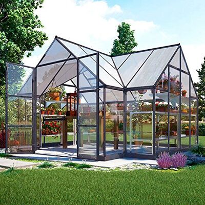 Gärtner Pötschke Orangerie avec fondations en acier Victory – 10,5 m² - Publicité Gärtner Pötschke Orangerie avec fondations en acier Victory – 10,5 m² - Publicité