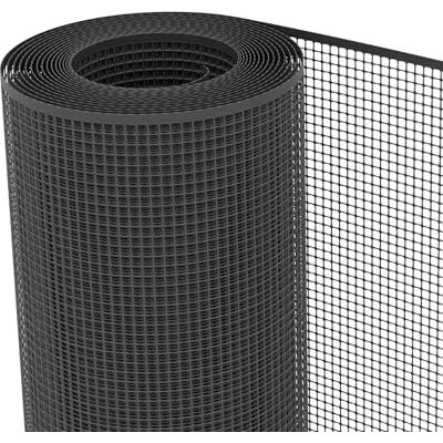 TENAX Filet en Plastique Quadra 10 Anthracite 1,00x50 m, Filet de Protection Multi-Usages pour Balcons, Terrasses, Portails et Clôtures - Publicité TENAX Filet en Plastique Quadra 10 Anthracite 1,00x50 m, Filet de Protection Multi-Usages pour Balcons, Terrasses, Portails et Clôtures - Publicité