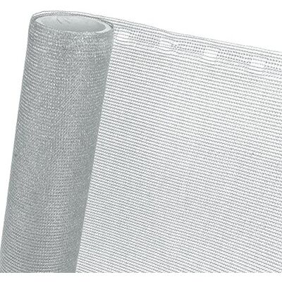 HaGa ® Panneau de clôture 1,5 m x 1 m (vendu au mètre) – Effet d'ombrage à 85% en gris argenté - Publicité HaGa ® Panneau de clôture 1,5 m x 1 m (vendu au mètre) – Effet d'ombrage à 85% en gris argenté - Publicité