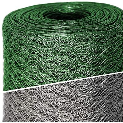casa pura Grillage en Fil de Fer zingué Clôture pour poulailler Jardin Treillis de Bricolage, Grille résistante aux intempéries, épaisseur 0.8 mm, Maille 25mm (H) 75cm x (L) 25m Revêtu de Vert - Publicité casa pura Grillage en Fil de Fer zingué Clôture pour poulailler Jardin Treillis de Bricolage, Grille résistante aux intempéries, épaisseur 0.8 mm, Maille 25mm (H) 75cm x (L) 25m Revêtu de Vert - Publicité
