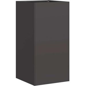 vidaXL Jardinière Noir 40x40x80 cm Acier laminé à Froid - Publicité vidaXL Jardinière Noir 40x40x80 cm Acier laminé à Froid - Publicité