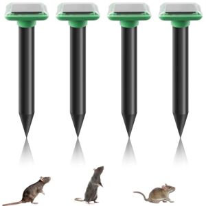 GAOUTO Lot de 4 répulsifs solaires anti-taupes à ultrasons Répulsif contre les taupes Répulsif contre les taupes Protection IP65 Pour pelouse et jardin - Publicité GAOUTO Lot de 4 répulsifs solaires anti-taupes à ultrasons Répulsif contre les taupes Répulsif contre les taupes Protection IP65 Pour pelouse et jardin - Publicité