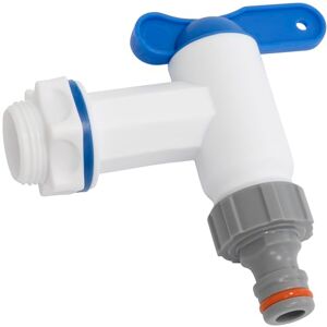 AERZETIX C73877 Cannelle robinet mâle 3/4" avec raccord rapide pour tuyau d'arrosage 1/2" en plastique cuve réservoir d'eau connecteur récipient bonde filetée - Publicité AERZETIX C73877 Cannelle robinet mâle 3/4" avec raccord rapide pour tuyau d'arrosage 1/2" en plastique cuve réservoir d'eau connecteur récipient bonde filetée - Publicité