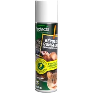 Protecta ® Spray Répulsif Souris, Rats et Martres 300ml Huile Essentielle Barrière Anti-Rongeurs Protection Efficace pour Câbles, Tuyaux, Durites Idéal Voitures, Garages, Greniers et Jardins - Publicité Protecta ® Spray Répulsif Souris, Rats et Martres 300ml Huile Essentielle Barrière Anti-Rongeurs Protection Efficace pour Câbles, Tuyaux, Durites Idéal Voitures, Garages, Greniers et Jardins - Publicité
