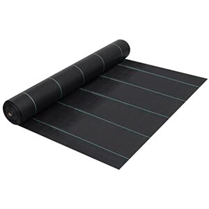 vidaXL Toile de Paillage Bâche de Paillage Anti-Mauvaises Herbes Toile Anti-Racines Terrasse Allée de Gravier Jardin Extérieur Noir 1x25 m PP - Publicité vidaXL Toile de Paillage Bâche de Paillage Anti-Mauvaises Herbes Toile Anti-Racines Terrasse Allée de Gravier Jardin Extérieur Noir 1x25 m PP - Publicité
