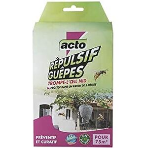 Acto RÉPULSIF GUÊPES TROMPE-L' OEIL NID Moyen de lutte préventif et permanent REGUE2 - Publicité Acto RÉPULSIF GUÊPES TROMPE-L' OEIL NID Moyen de lutte préventif et permanent REGUE2 - Publicité