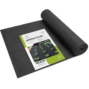 Garronda Toile de paillage geotextile 150 g m² Anti Mauvaise Herbe pour Gravier allées terrasse Sol extérieur Rouleau géotextile Jardin bache Sol résistante Noir 1,6 x 20 m GD-0177 - Publicité Garronda Toile de paillage geotextile 150 g m² Anti Mauvaise Herbe pour Gravier allées terrasse Sol extérieur Rouleau géotextile Jardin bache Sol résistante Noir 1,6 x 20 m GD-0177 - Publicité