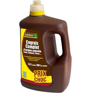 Engrais liquide complet SOLABIOL SOLICOMP25 - 2,5L, facile à doser - Publicité Engrais liquide complet SOLABIOL SOLICOMP25 - 2,5L, facile à doser - Publicité